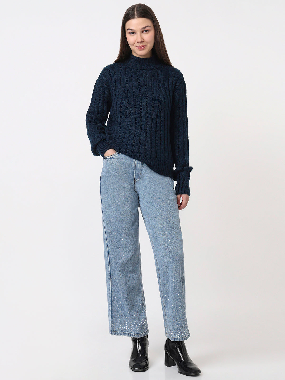 Women Airforce Slim Fit Sweater