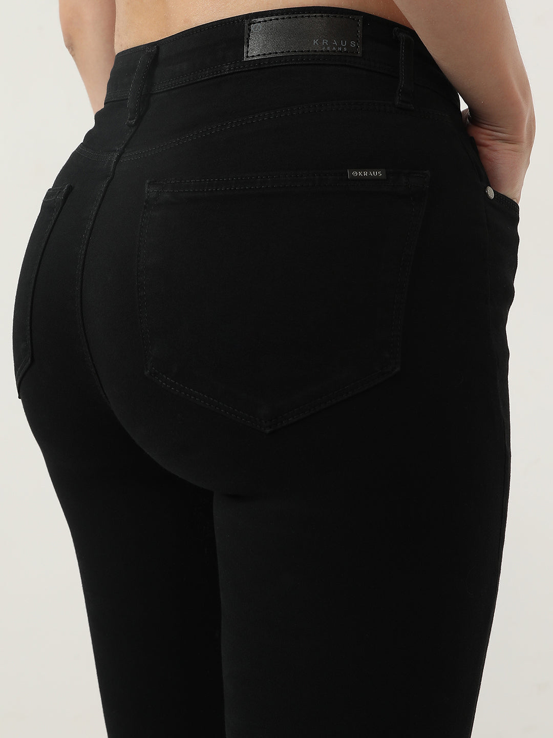 Women Black High-Rise Skinny Jeans