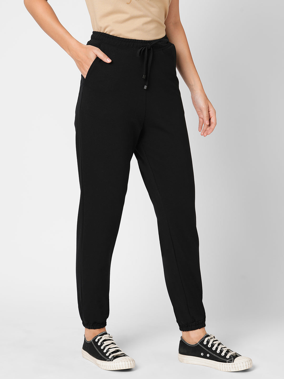 High Rise Solid Jogger