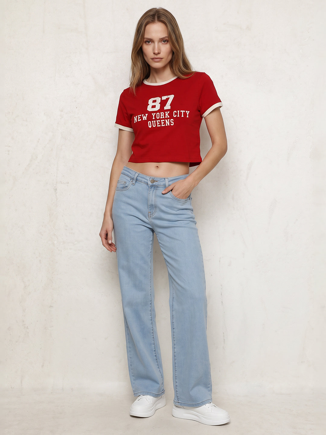 Women Red Neo Tees