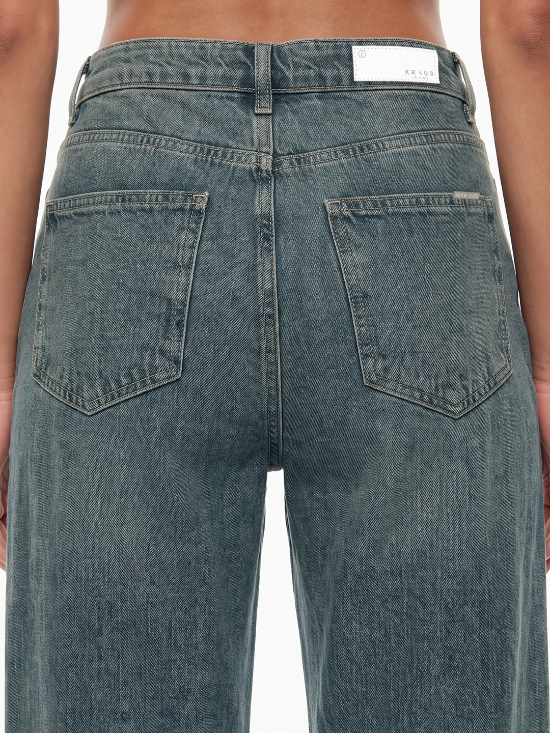 Blue High-Rise Baggy Jeans