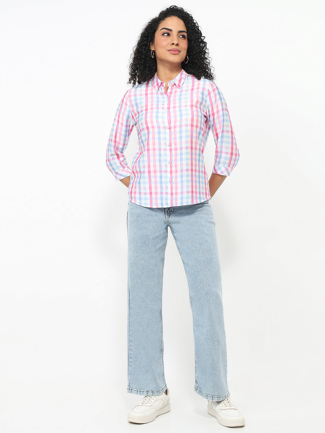 Women Multi Checked Shirt