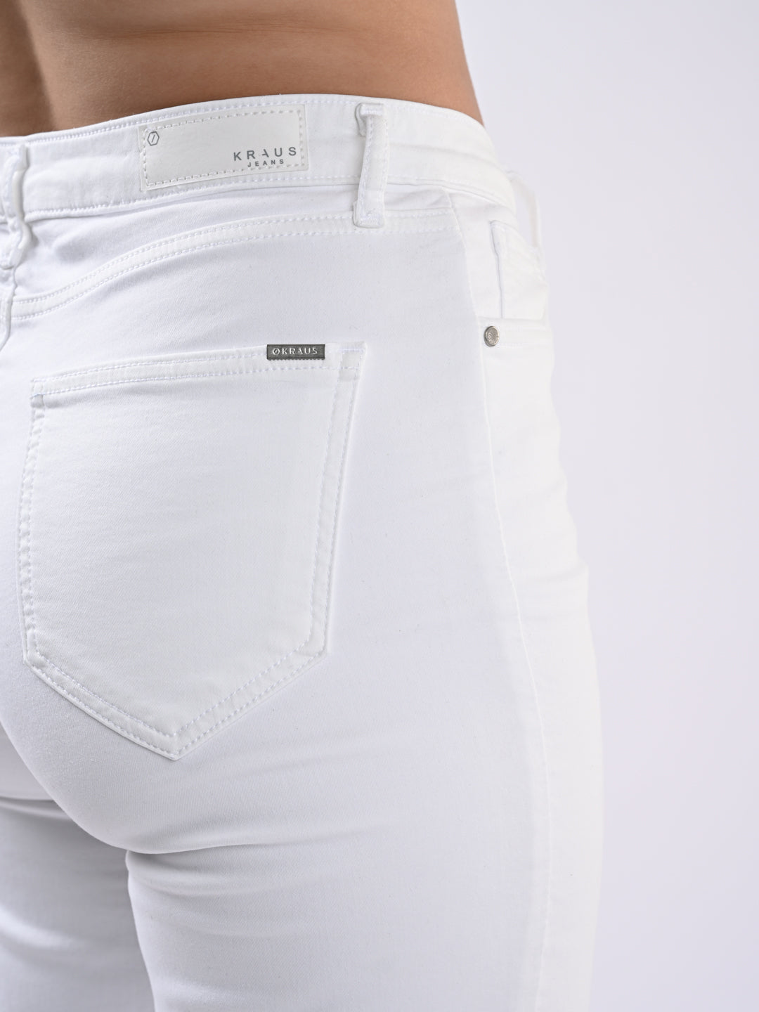 Women White High-Rise Wide Leg Jeans
