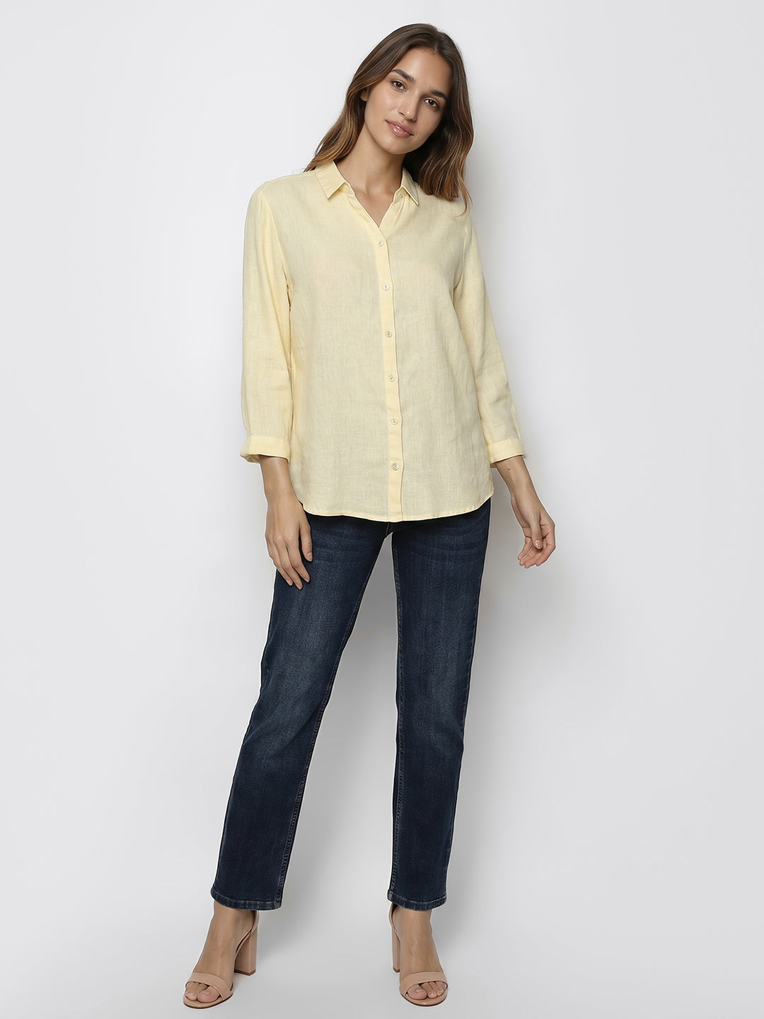 Women Light Yellow Shirt