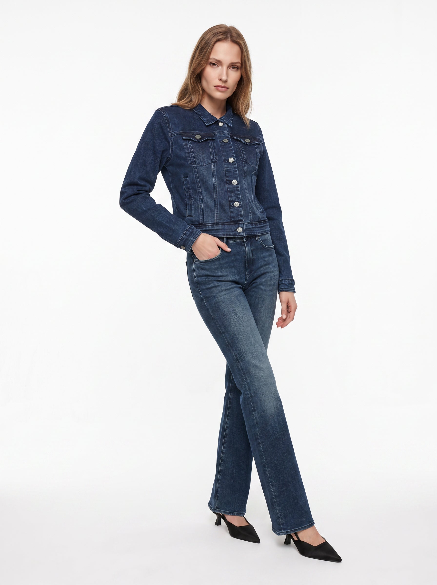 Women Dark Blue Jacket