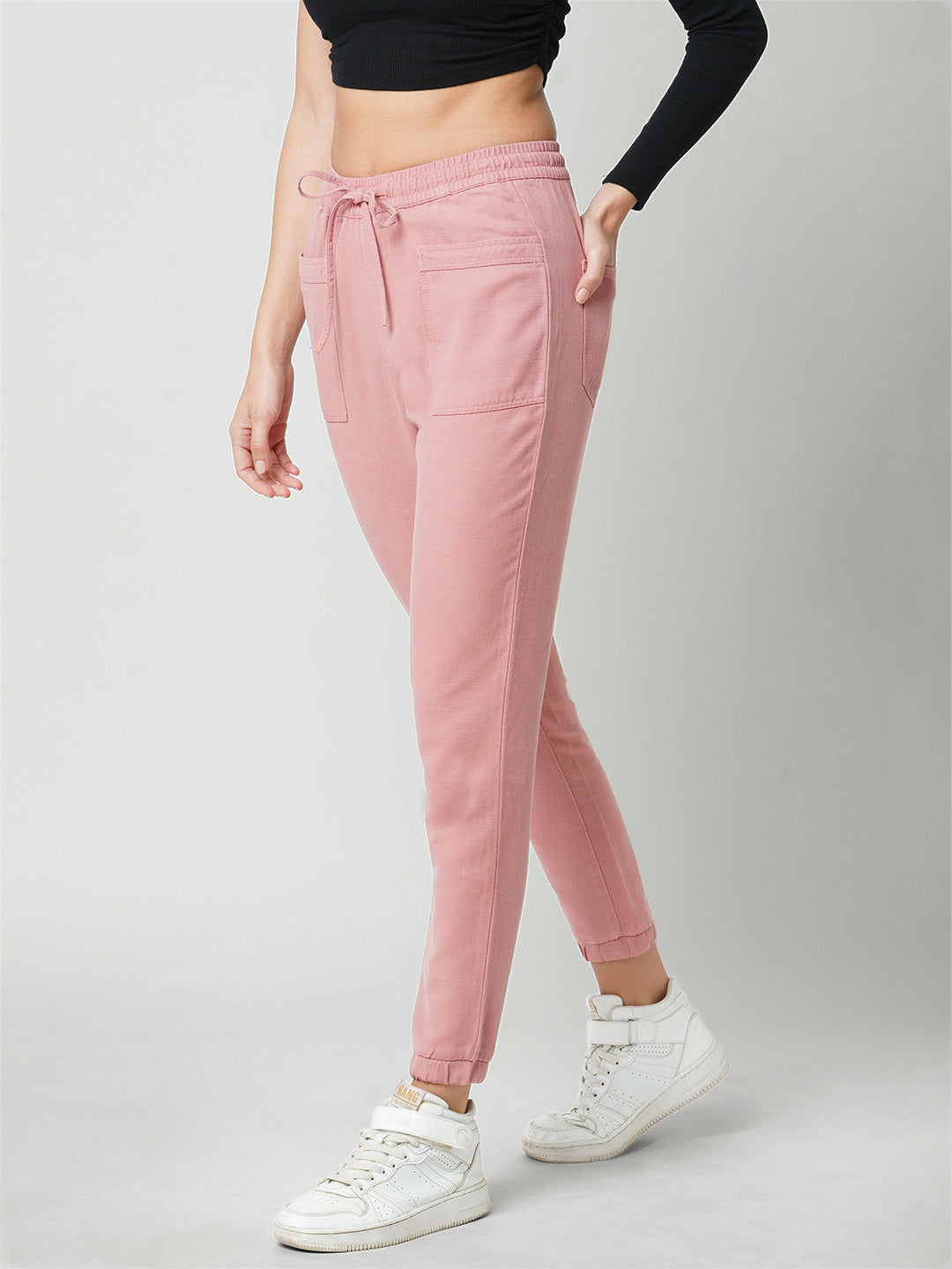 Women High-Rise Comfort Fit Joggers