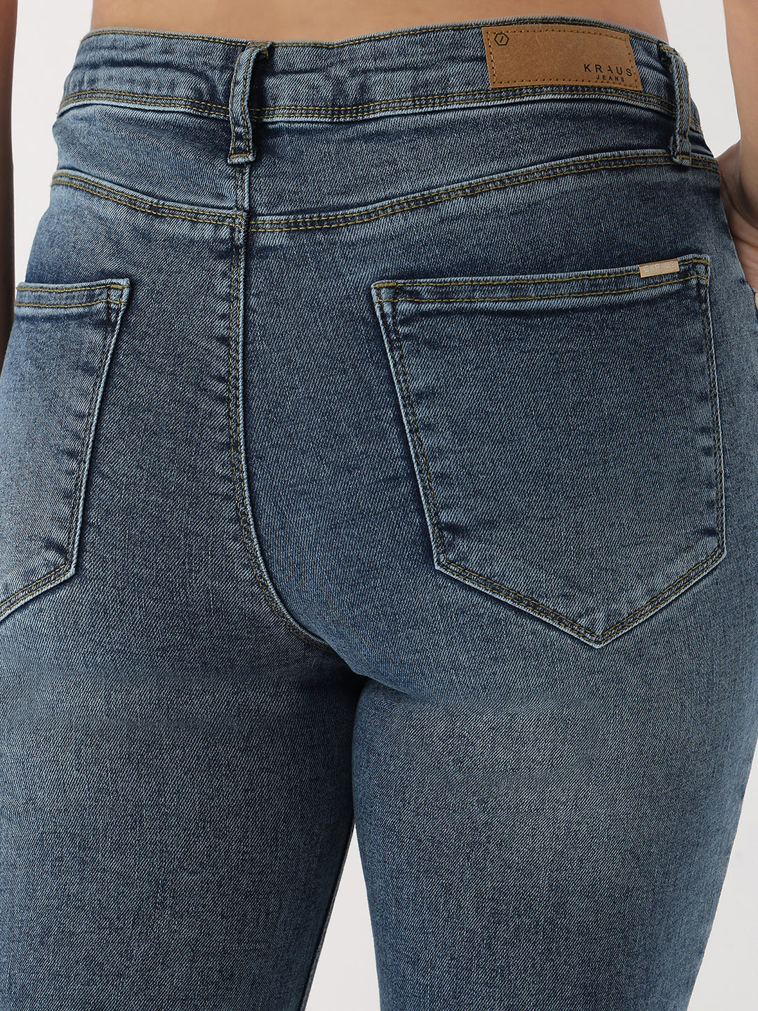 Women Blue High-Rise Skinny Jeans