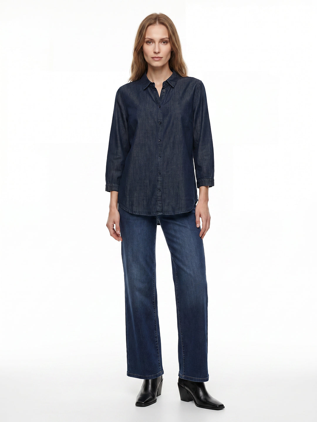 Women Dark Blue Shirt