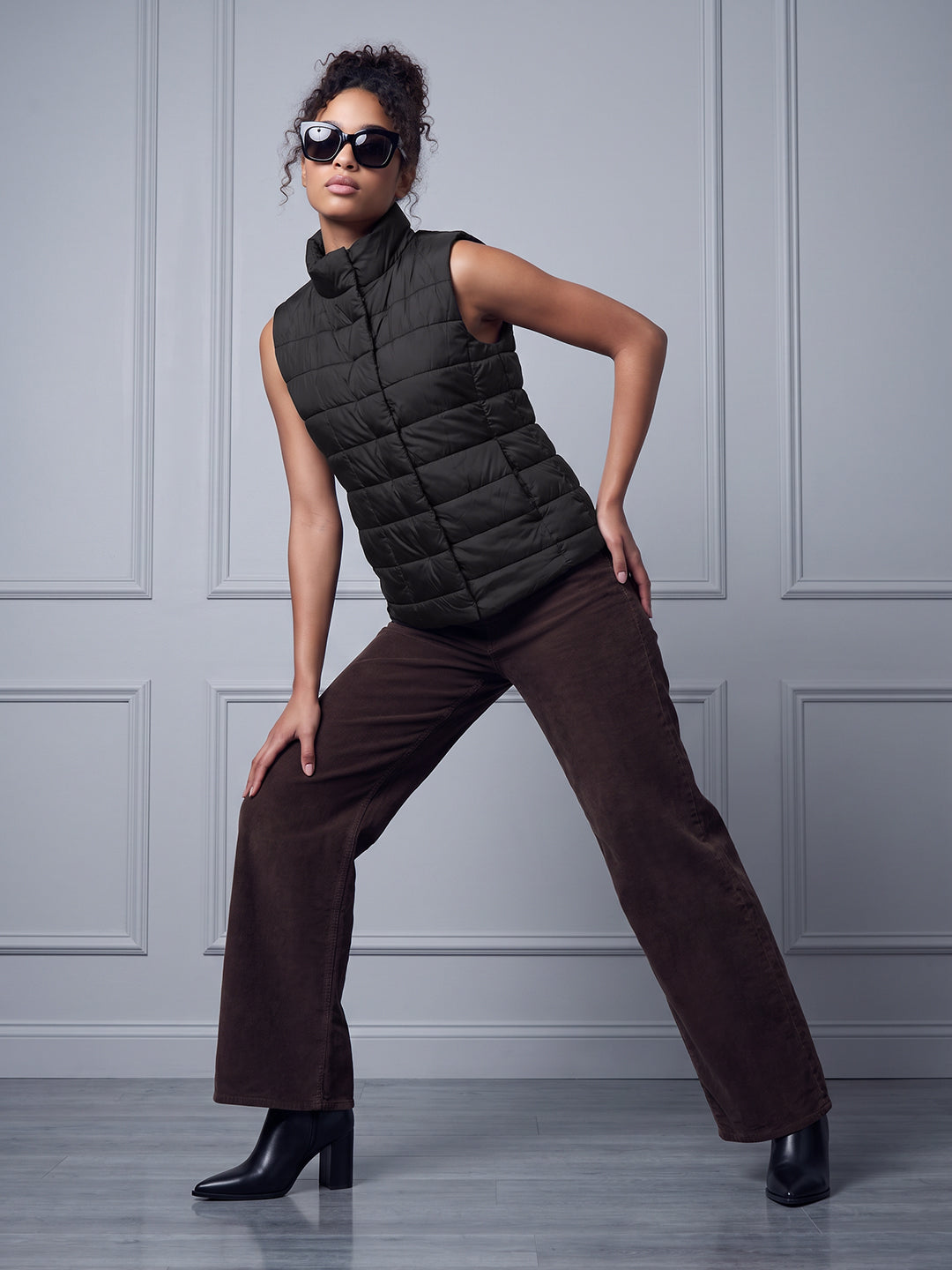 Black Winter Puffer Jacket