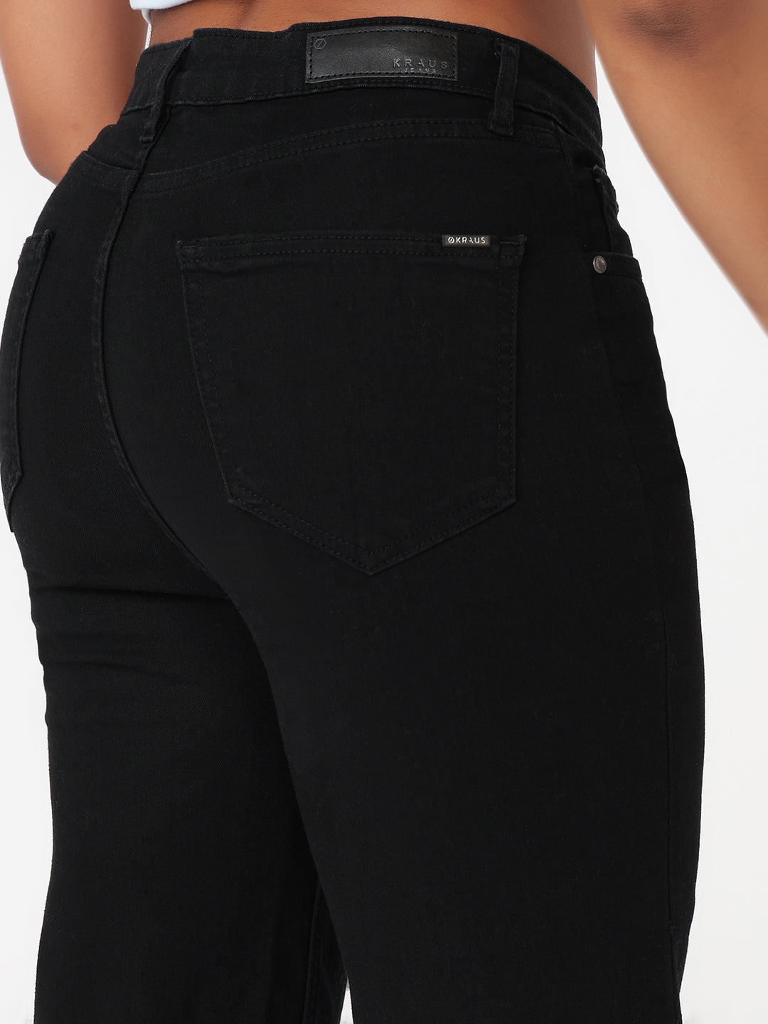 Black High-Rise Baggy Jeans