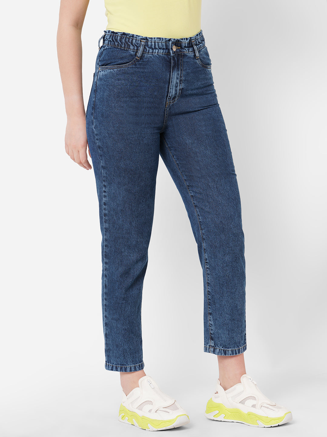 Women High-Rise Baggy Fit Jeans