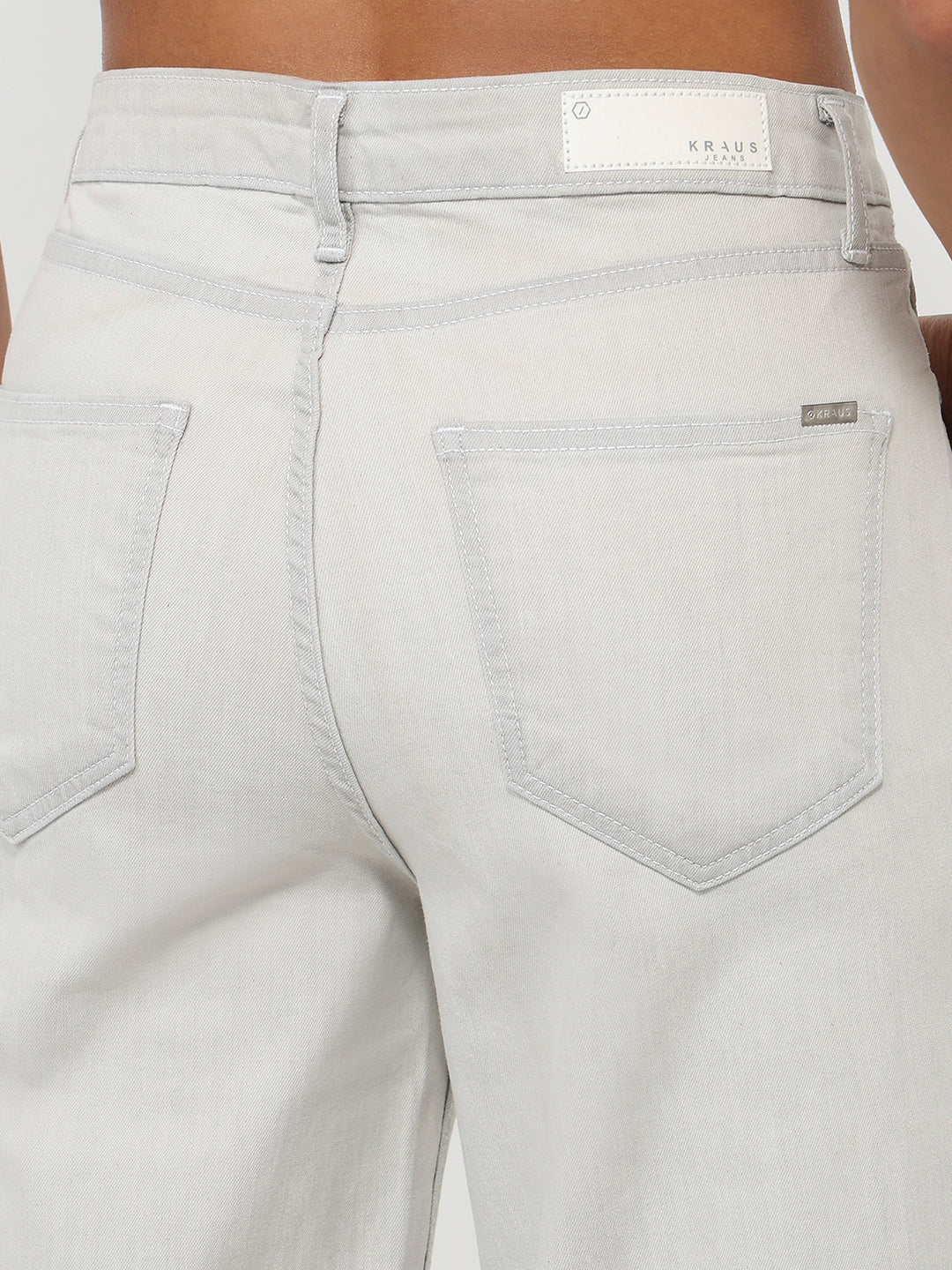 Women White High-Rise Wide Leg Jeans
