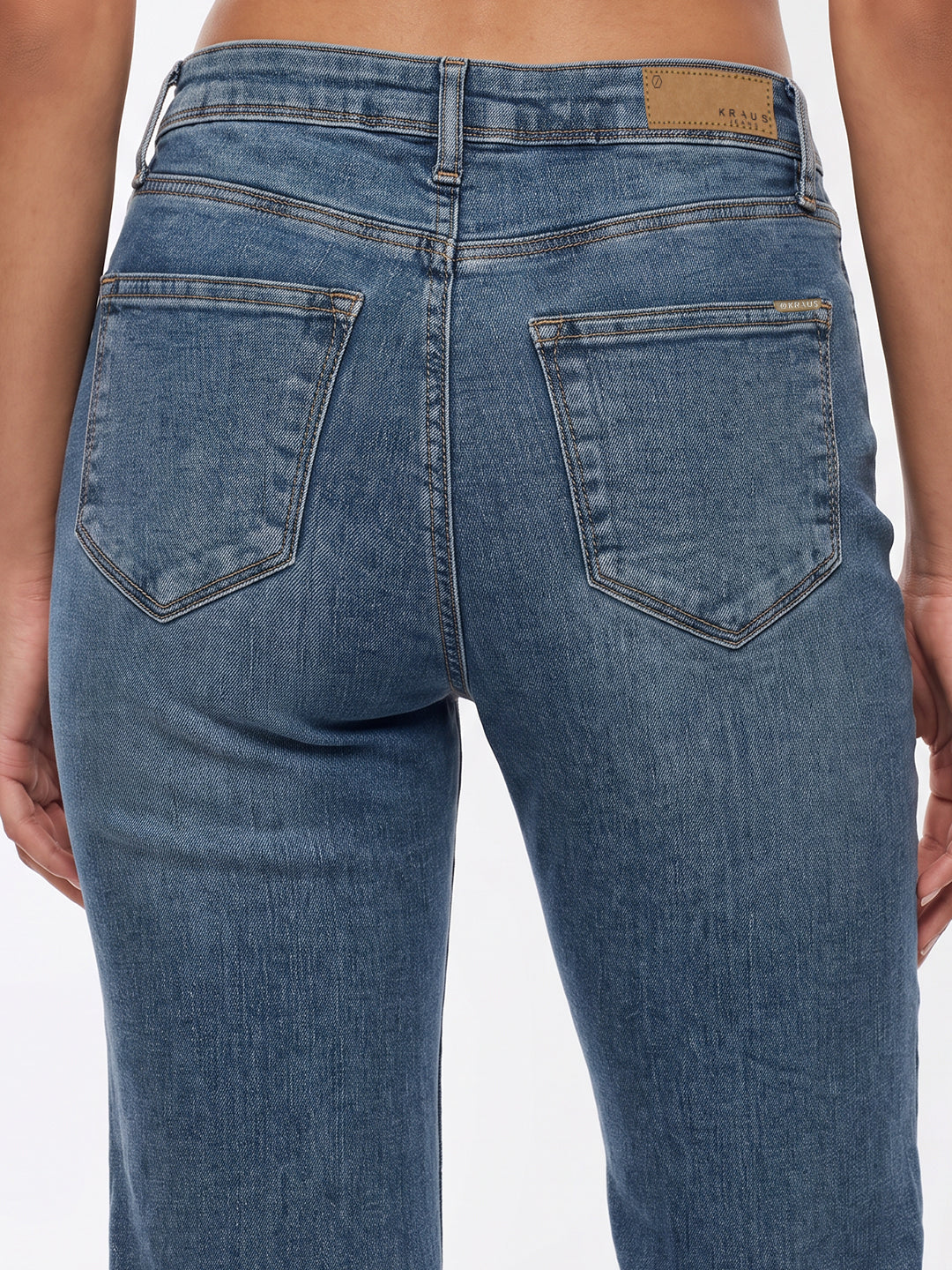 Light Blue High-Rise Flare Jeans