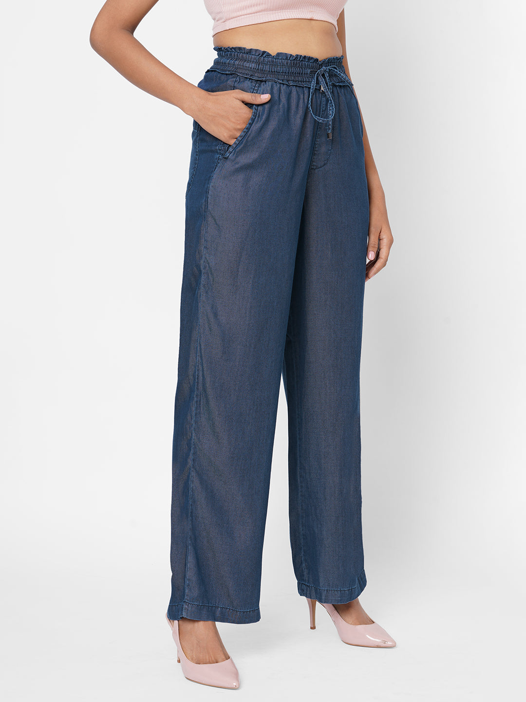 Women High-Rise Comfort Fit Culottes
