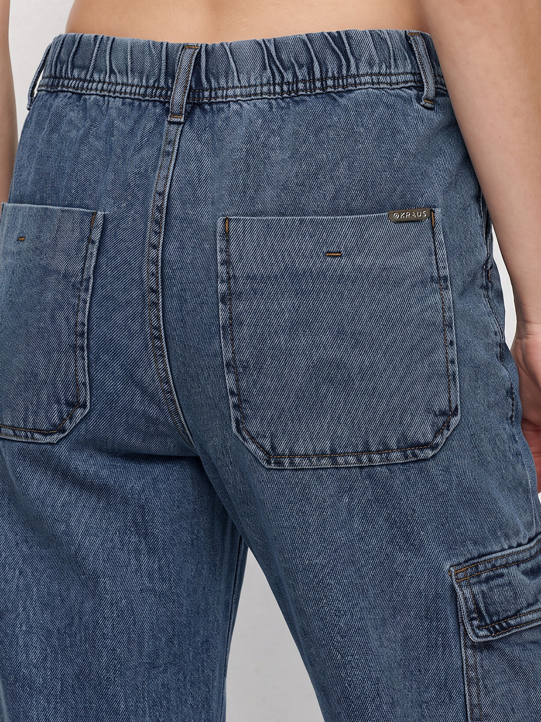 Women Blue Cargo