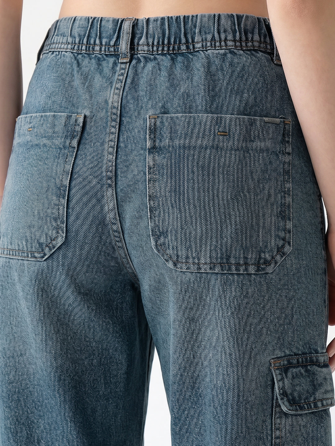 Women Blue Cargo