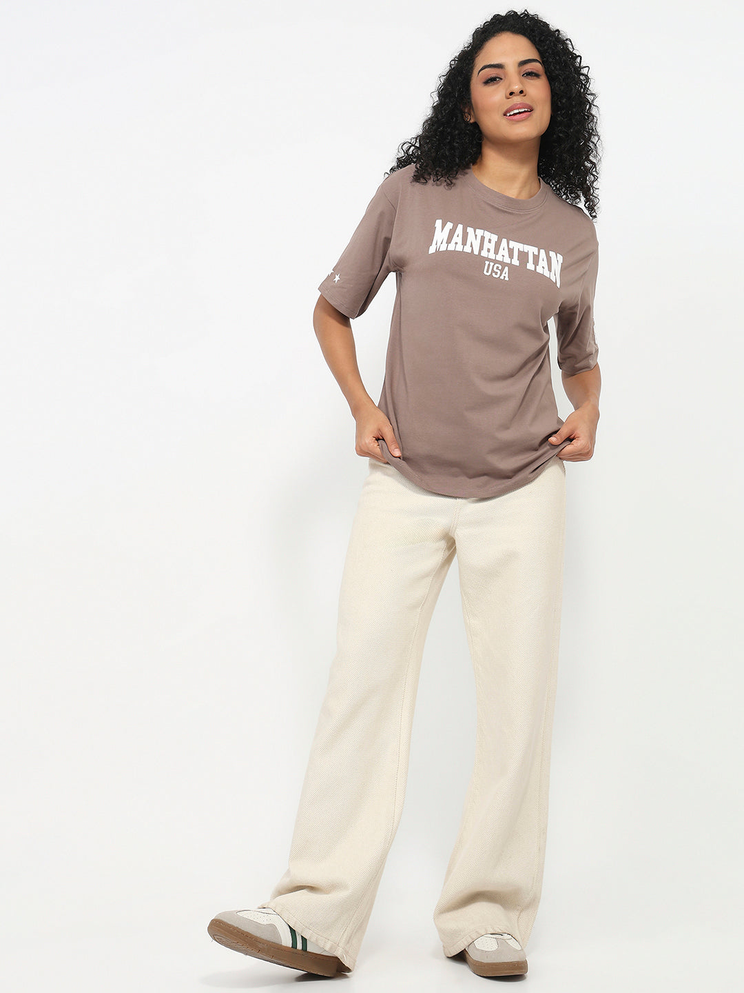 Women Oyster Oversized T-Shirt