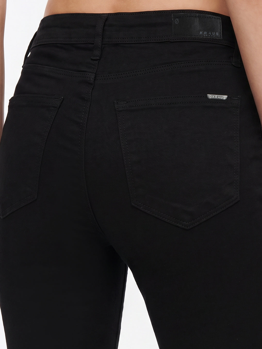 Women Black Sky High Skinny Jeans