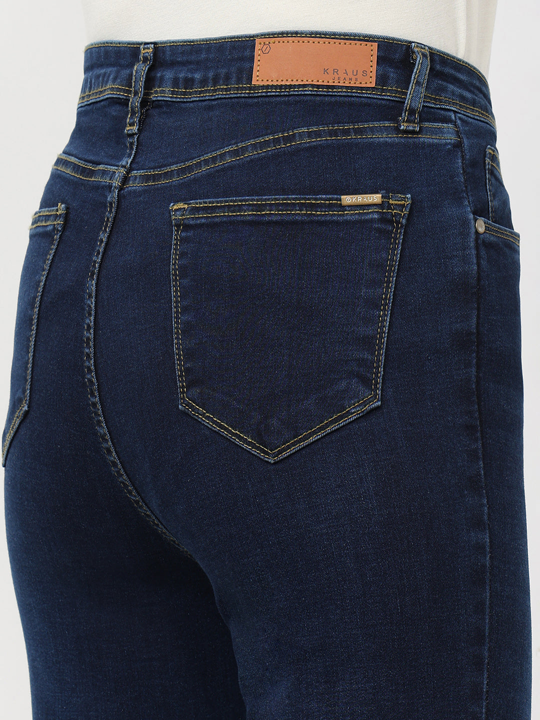 Women Blue Mini Flare Jeans