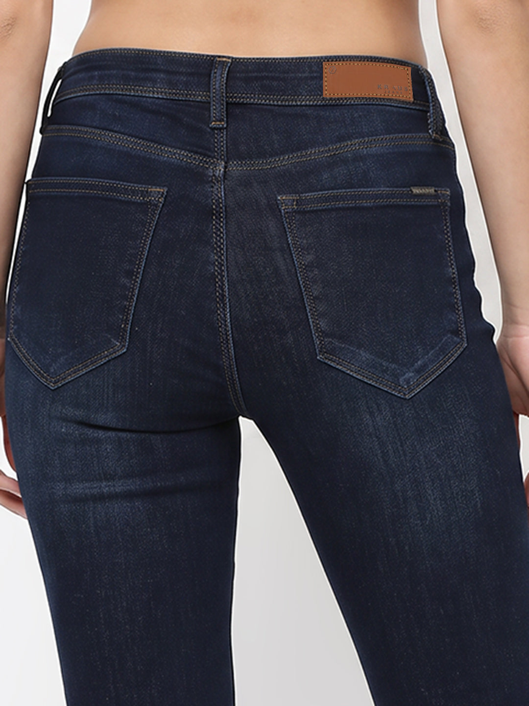 Women Blue High-Rise Skinny Jeans
