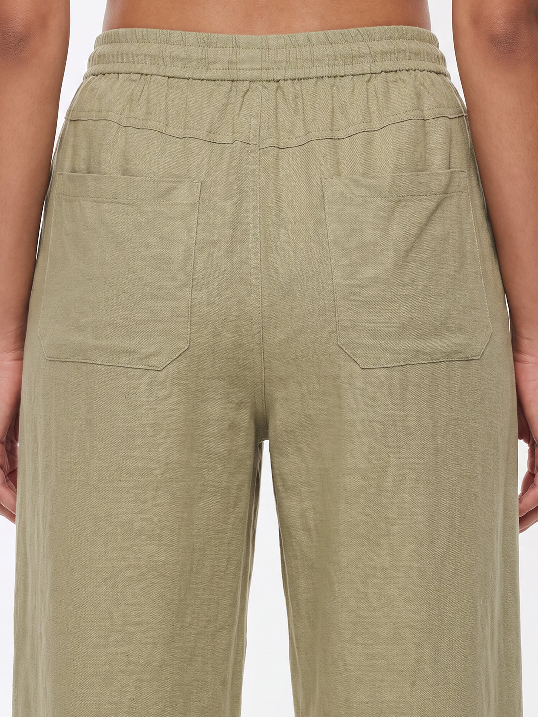 Light Olive Culottes