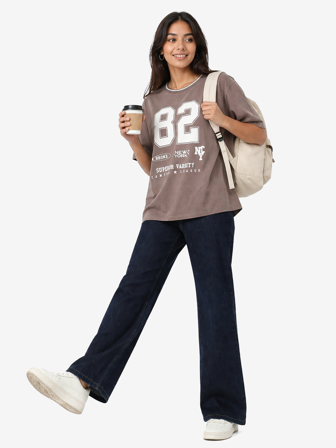 Women Oyester Oversized T-Shirt