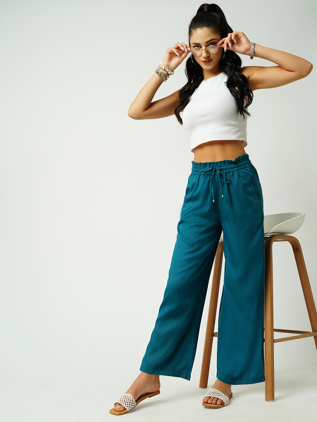 Women High-Rise Culottes