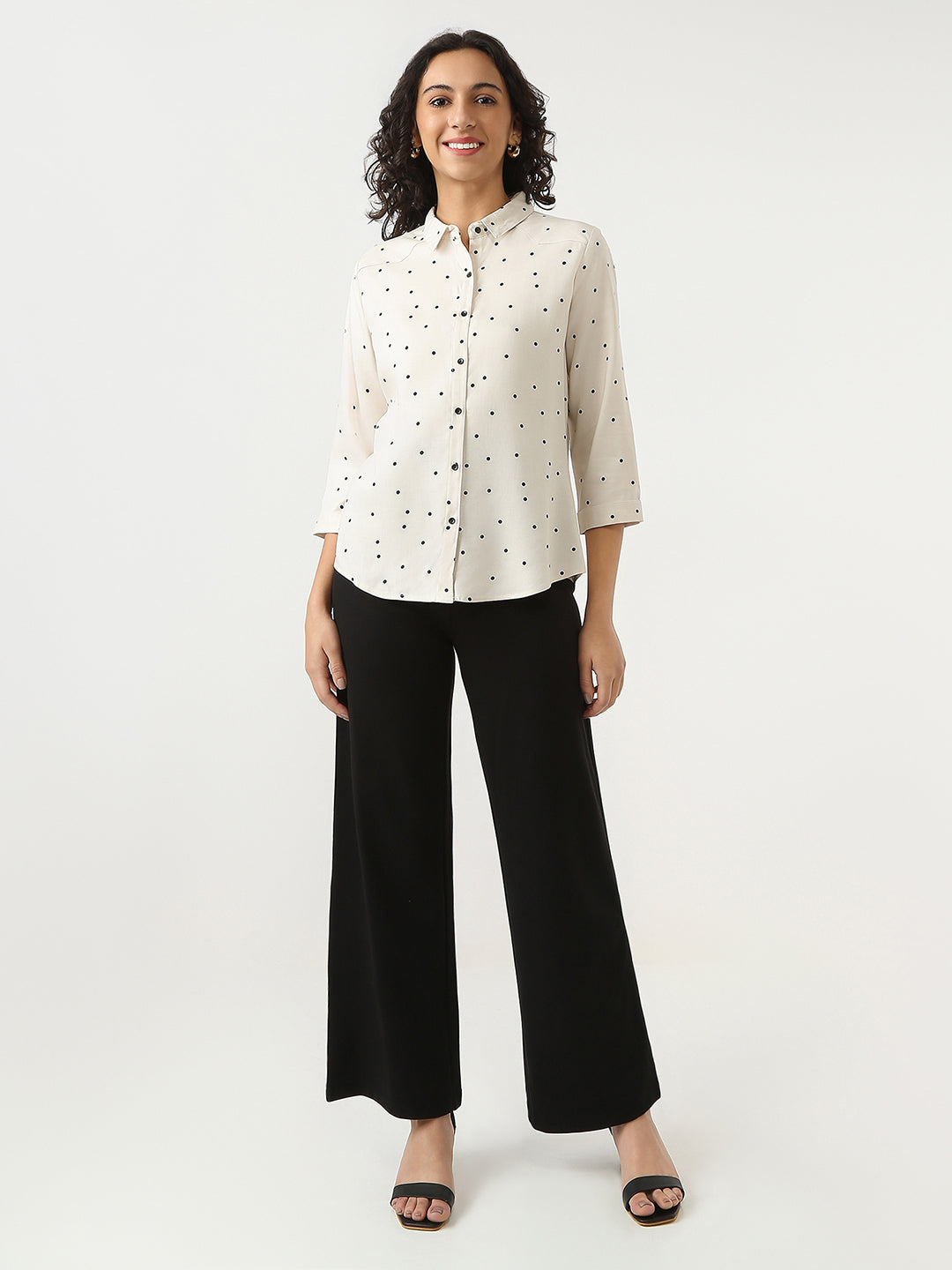 Women Chalk Printed Shirt