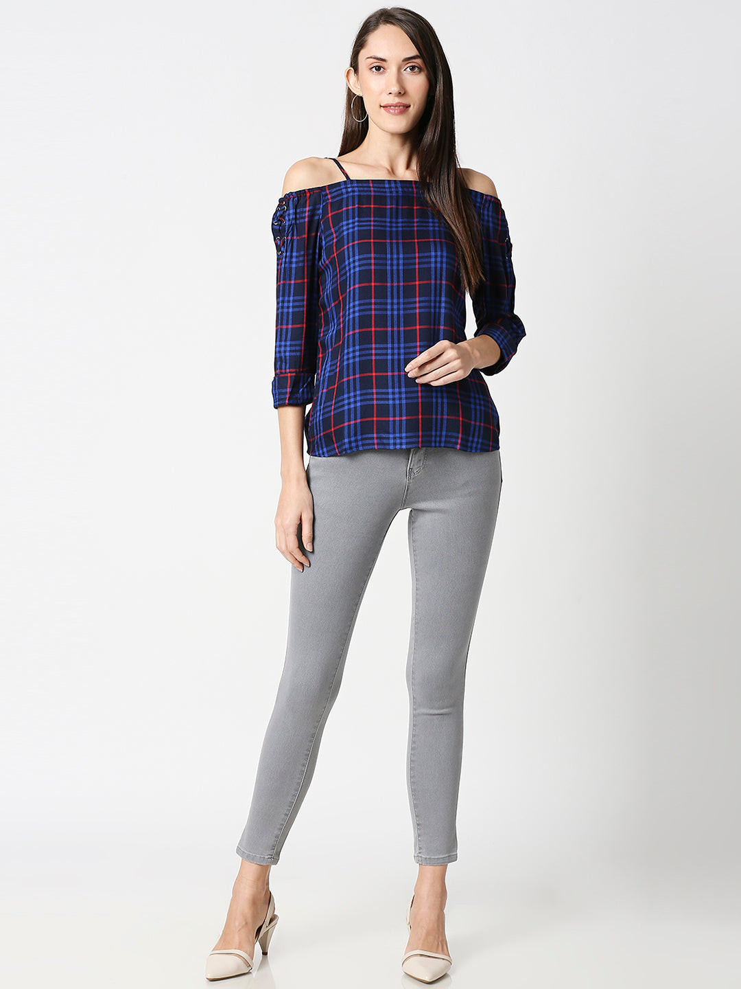 Women Mid-Rise Push Up Super Skinny Jeans