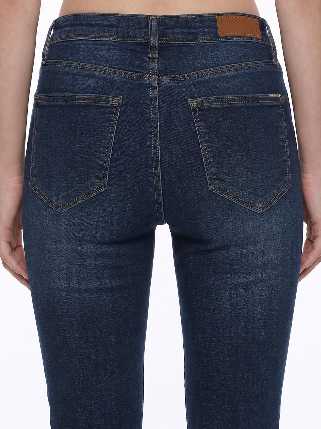 Blue High-Rise Skinny Jeans