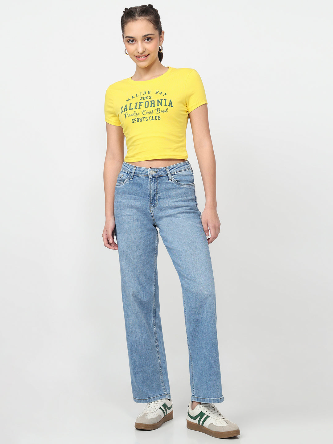 Women Yellow Genz Tees