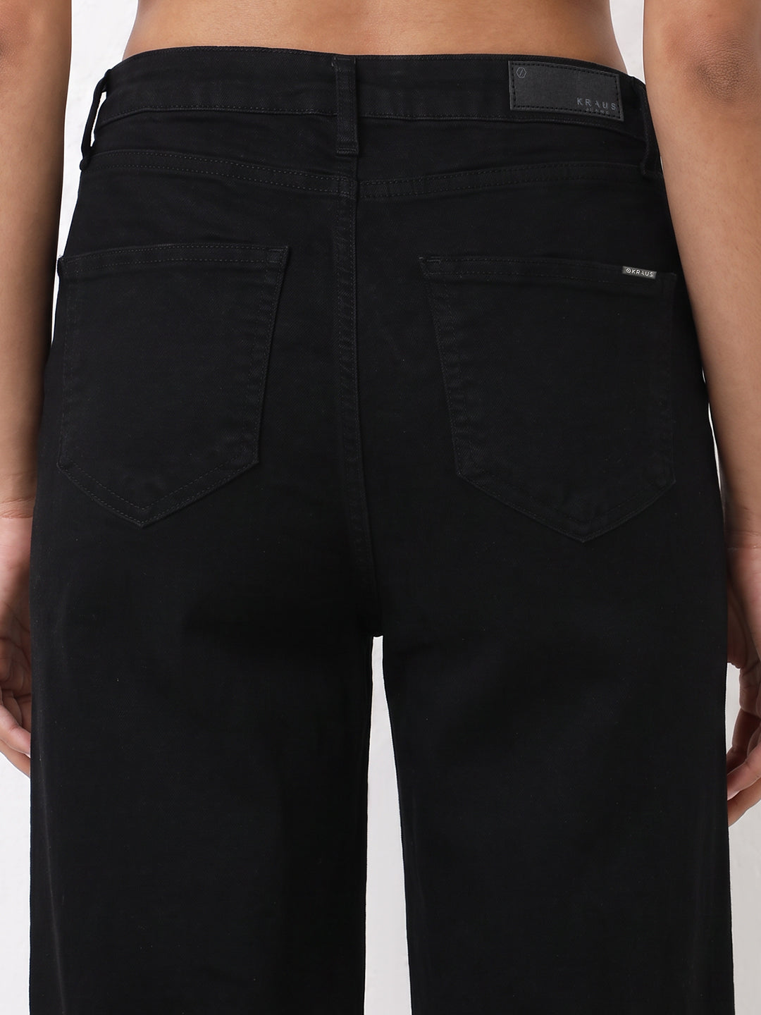Black High-Rise Baggy Jeans
