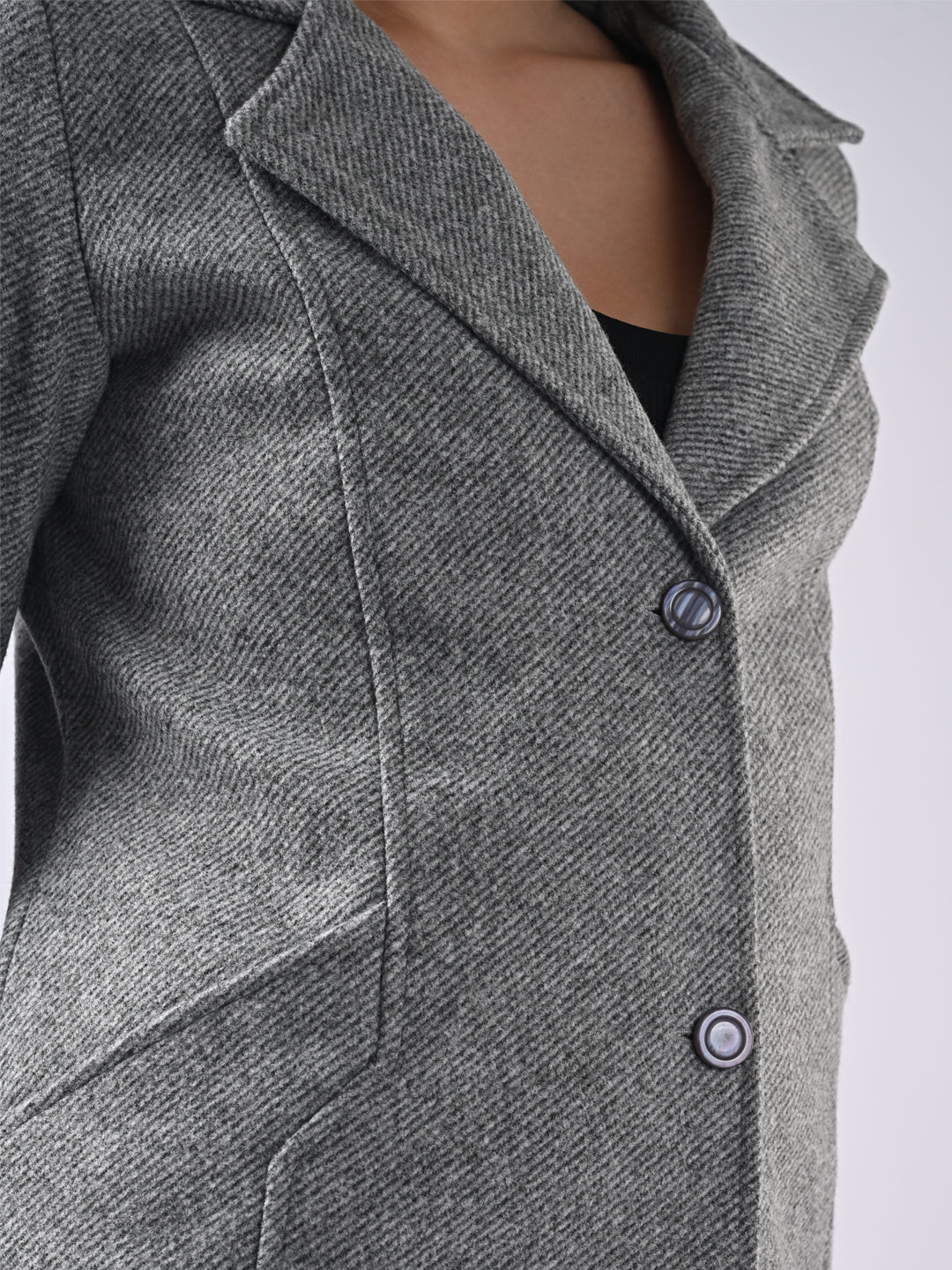 Women Dark Grey Coat