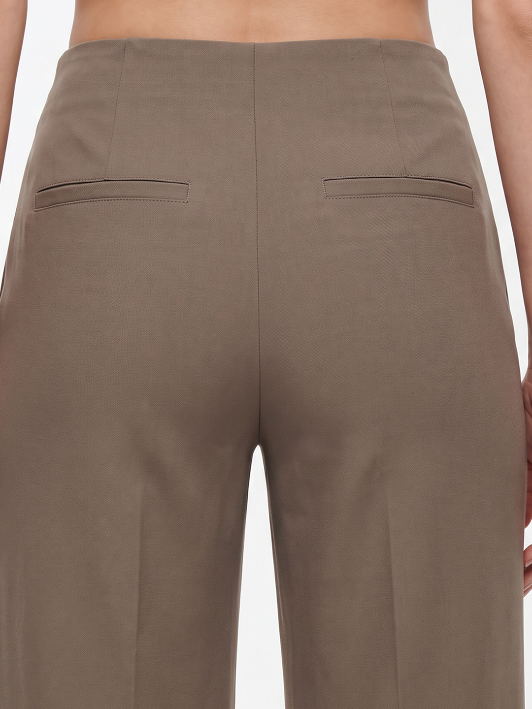 Women Oatmilk Wide Leg Treggings