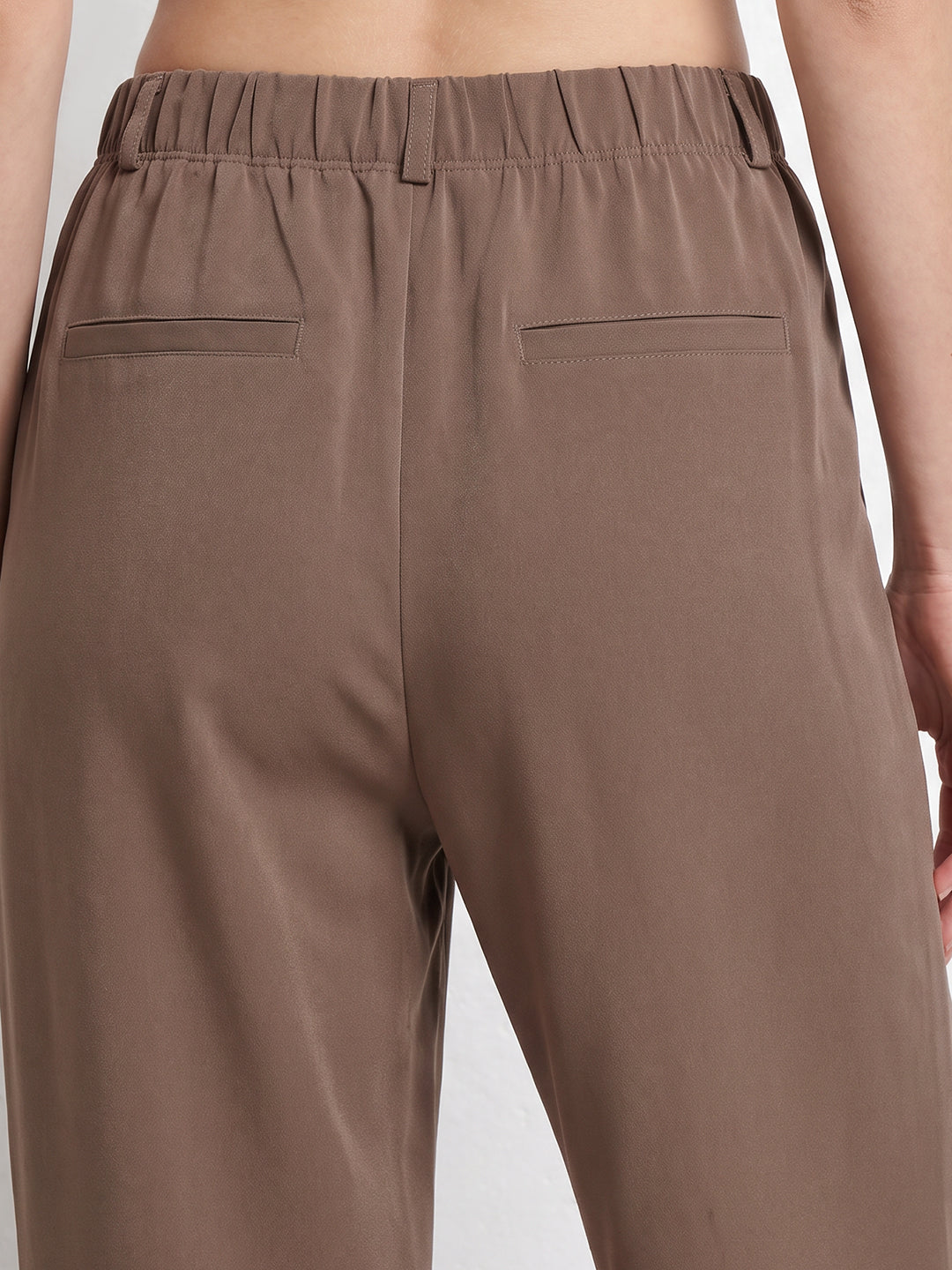 Women Fawn High-Rise Straight Fit Korean Pants