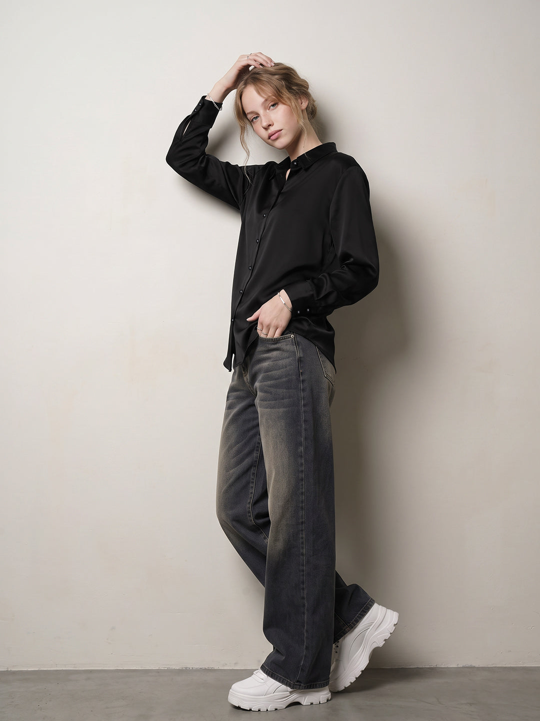 Black Oversized Shirt