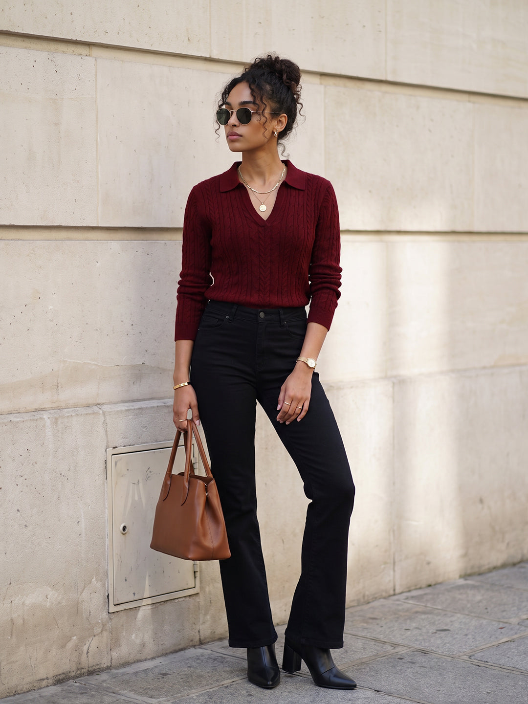 Maroon Sweater