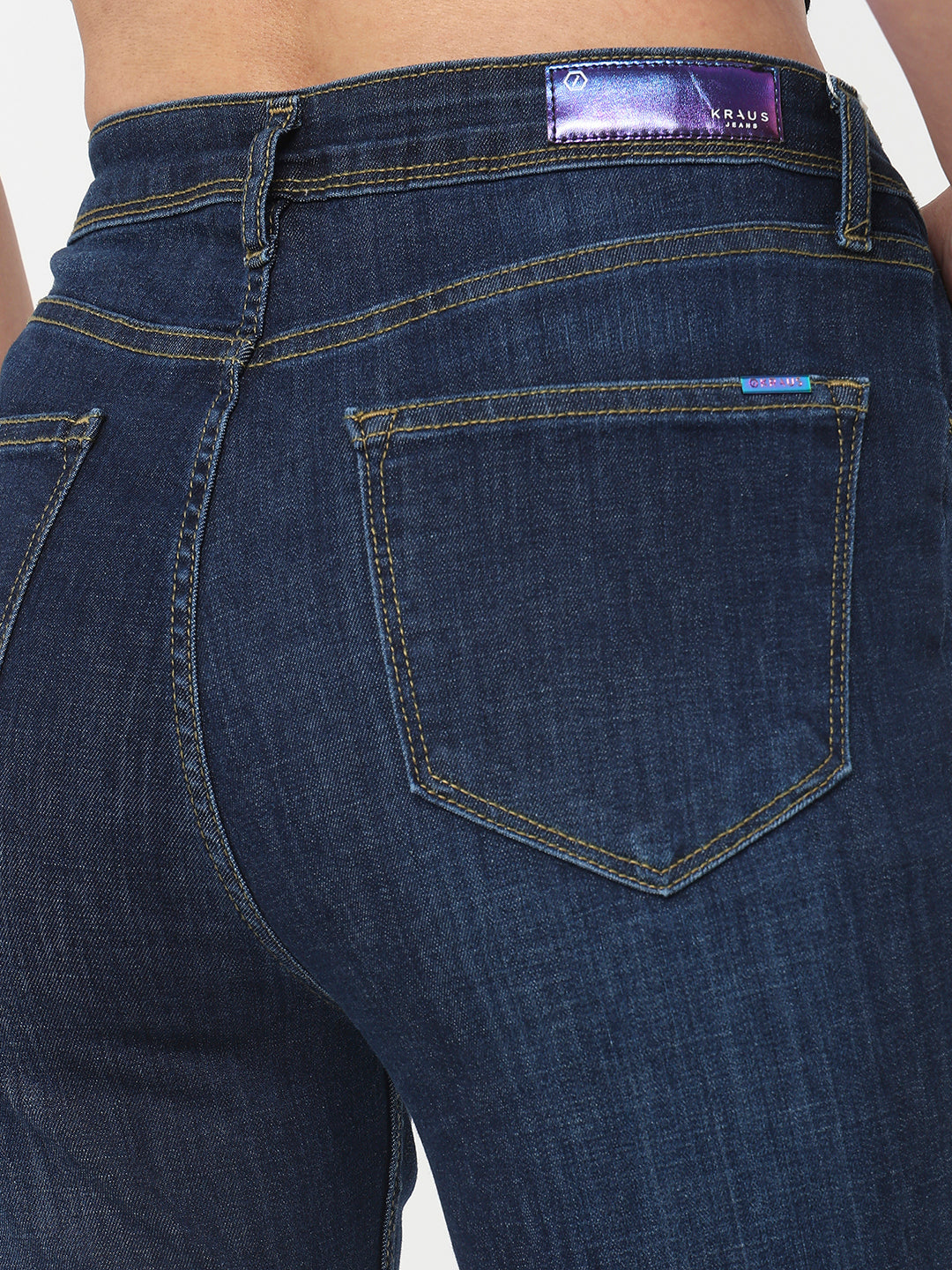 Women Dark Blue High-Rise Skinny Jeans