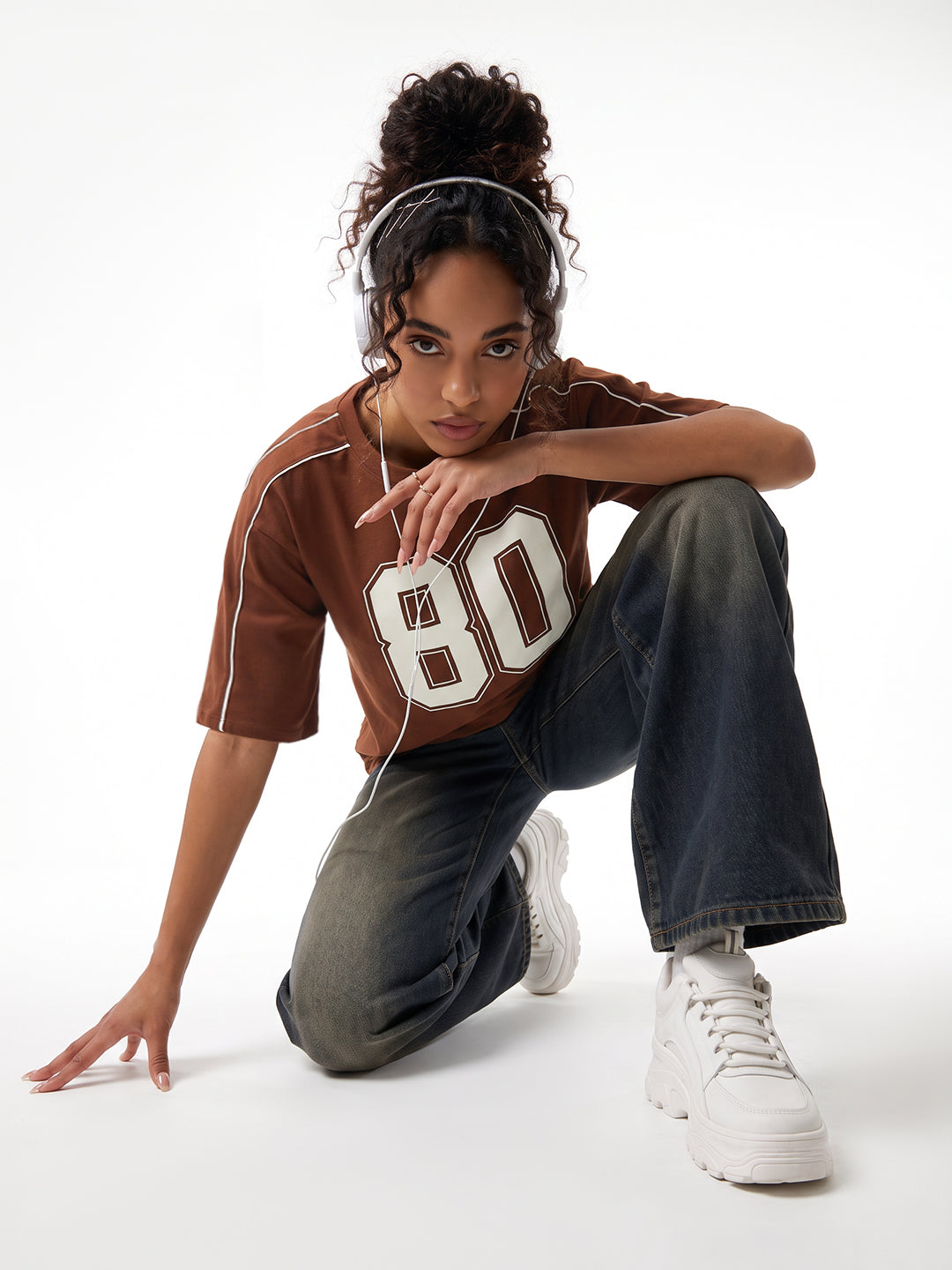 Sepia Oversized T-Shirt