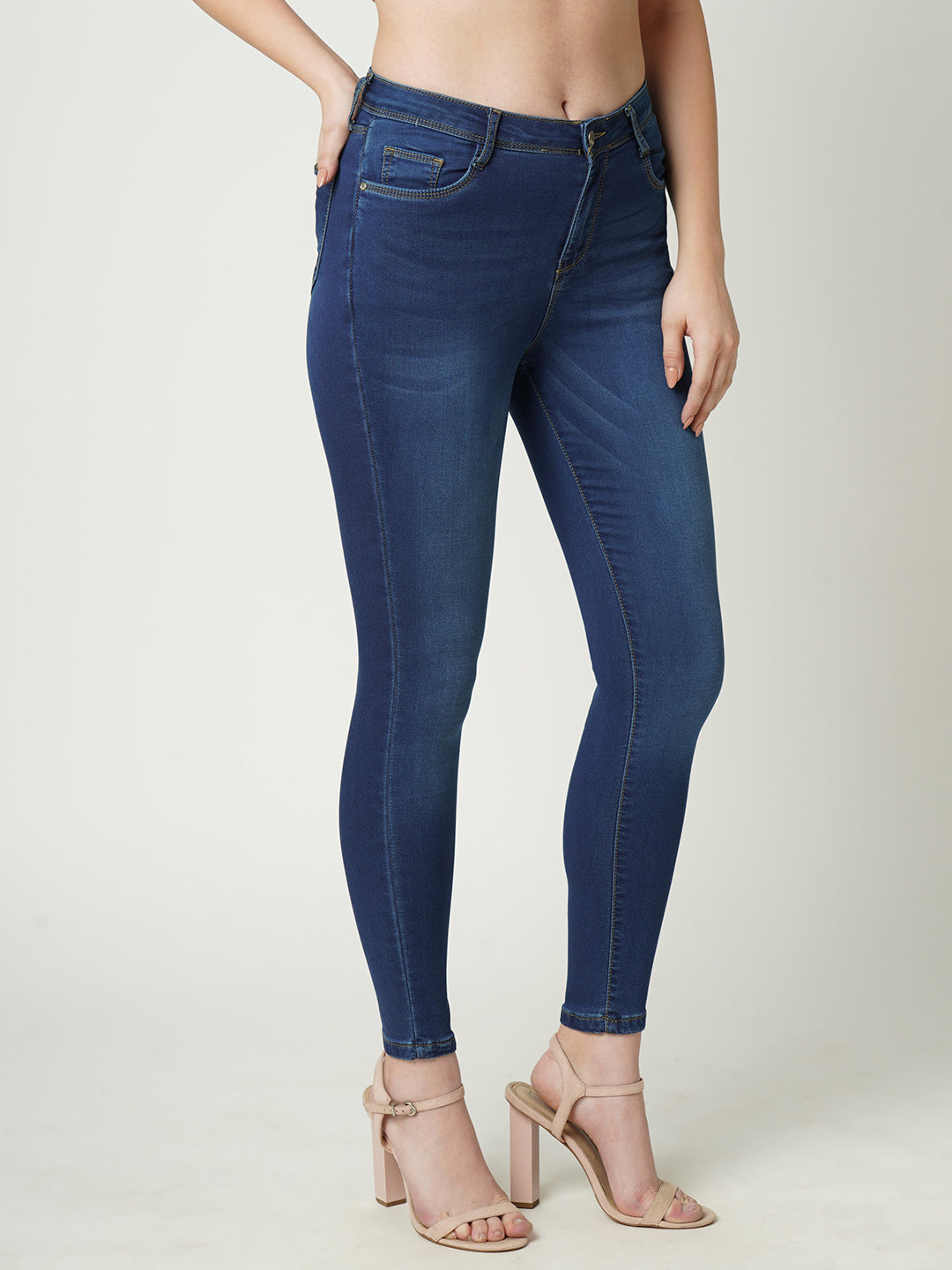 Women Mid-Rise Skinny Jeans