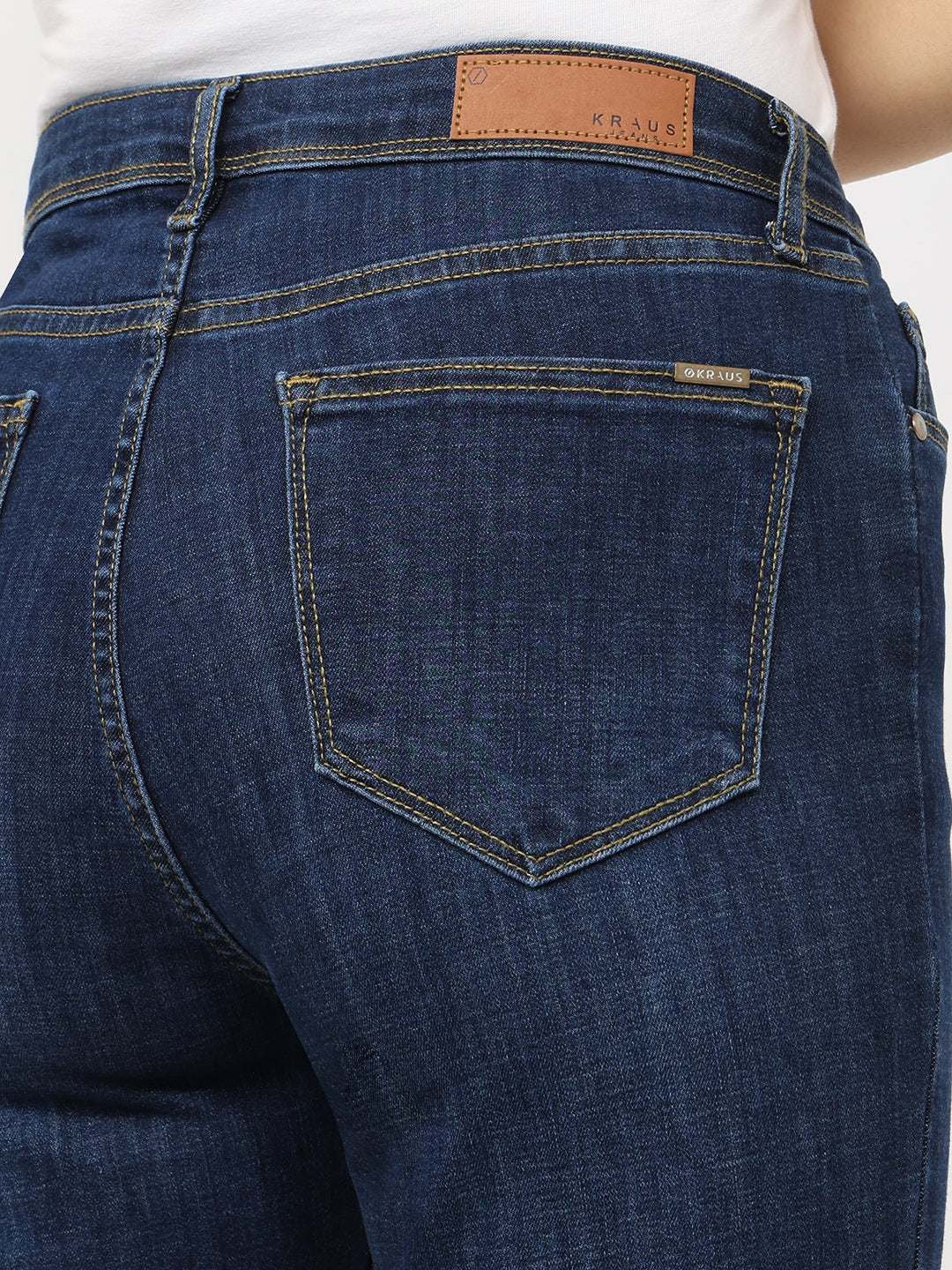 Women Blue Mini Flare Jeans