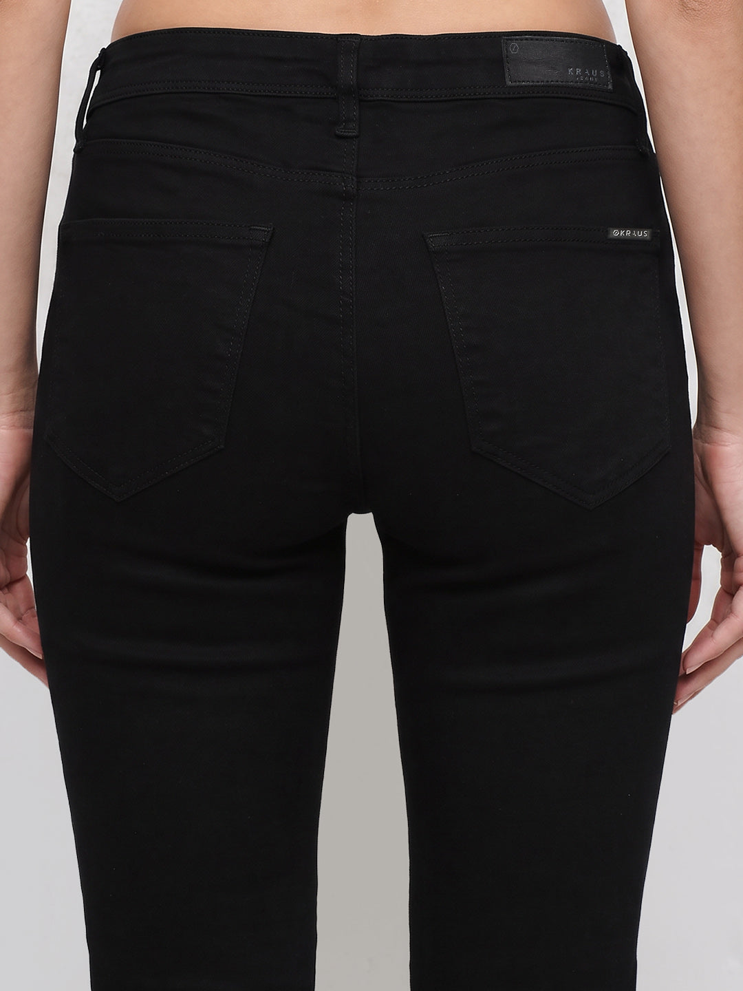 Women Black High-Rise Skinny Jeans