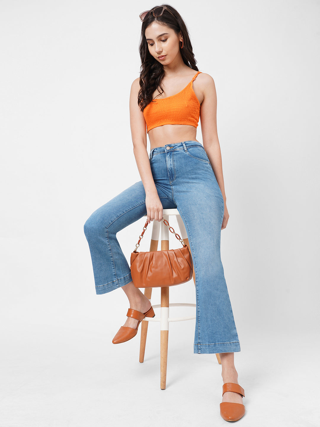 Women High-Rise Flare Jeans
