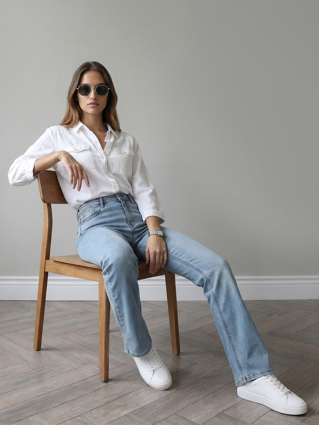 Women White Shirt