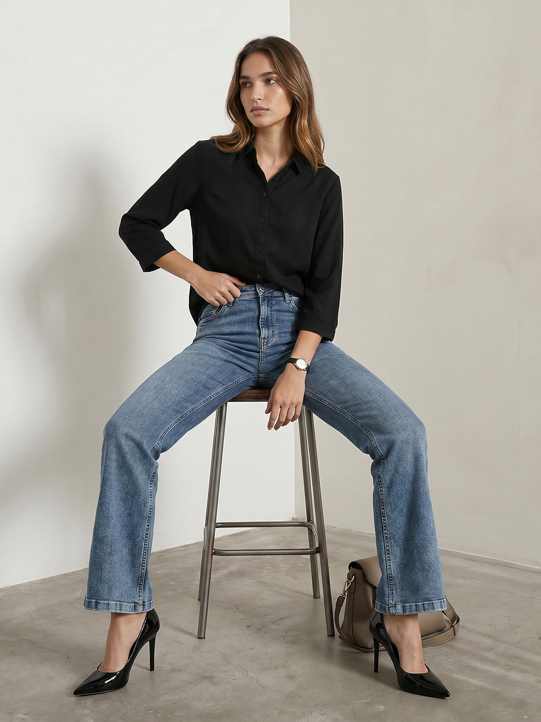 Women Black Shirt