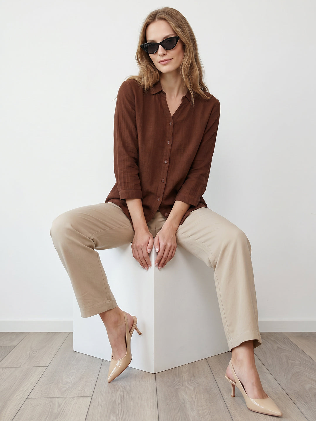 Women Sepia Shirt