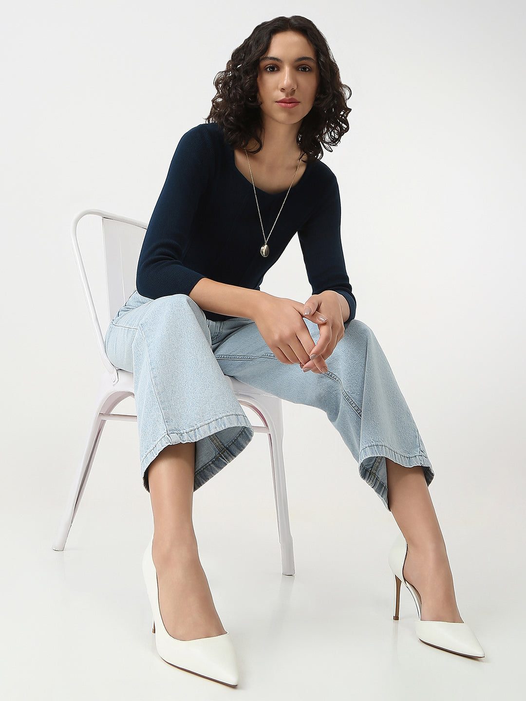 Women Flat Knit Top