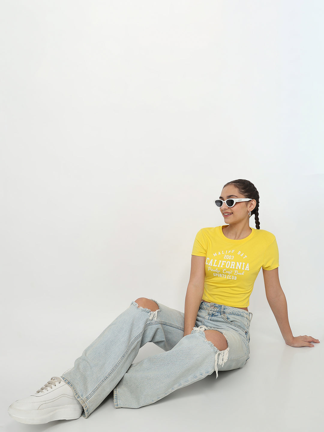 Women Yellow Genz Tees