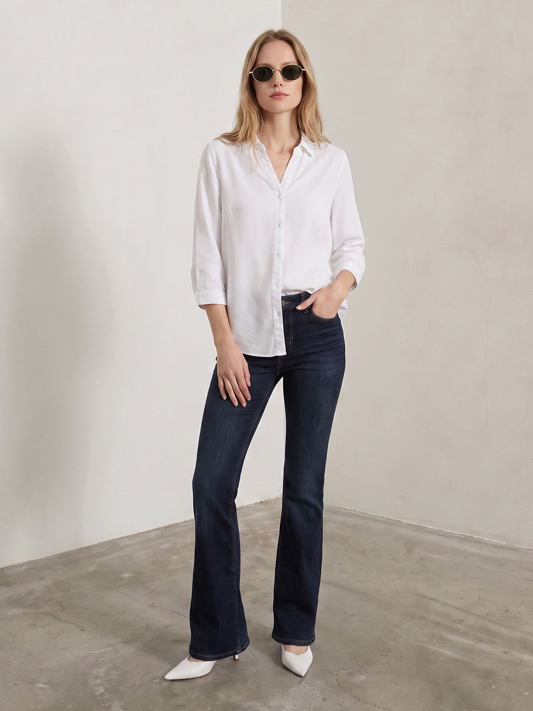 Women White Shirt