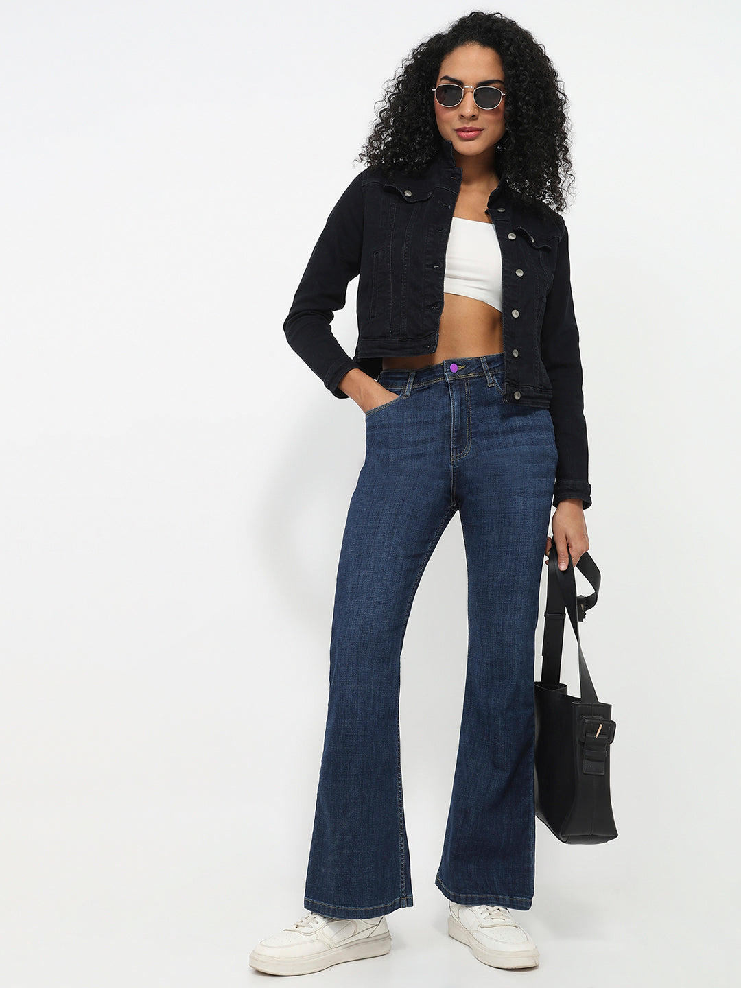 Women Black Solid Jacket